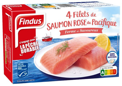 Findus - Filets de saumon rose X4