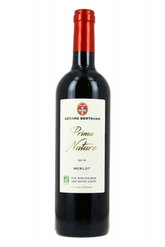 IGP Pays d'Oc Merlot Prima Nature - Gerard Bertrand Rouge Bio