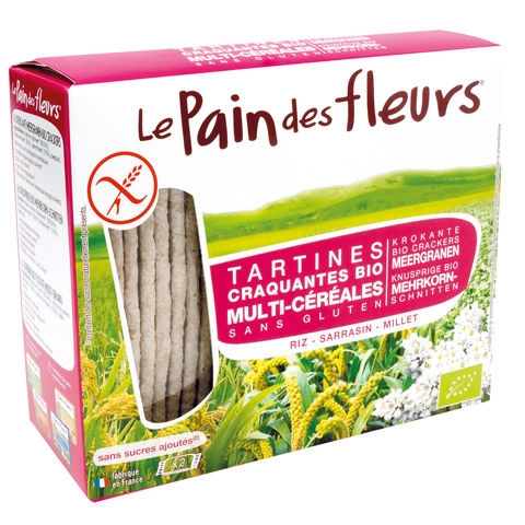 Le Pain des fleurs - Tartines multi-céréales sans gluten