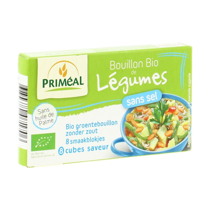 Primeal - Bouillon de légumes sans sel Bio