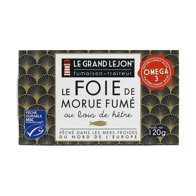 Le grand lejon - Foie de morue fumé