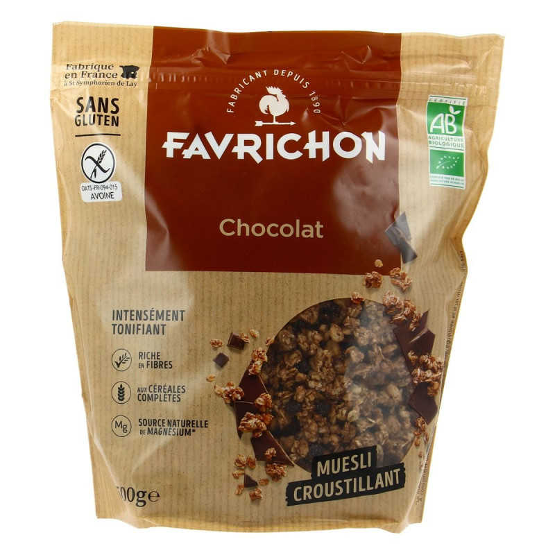 Grillon D'Or - Muesli Chocolat Sans Gluten Bio