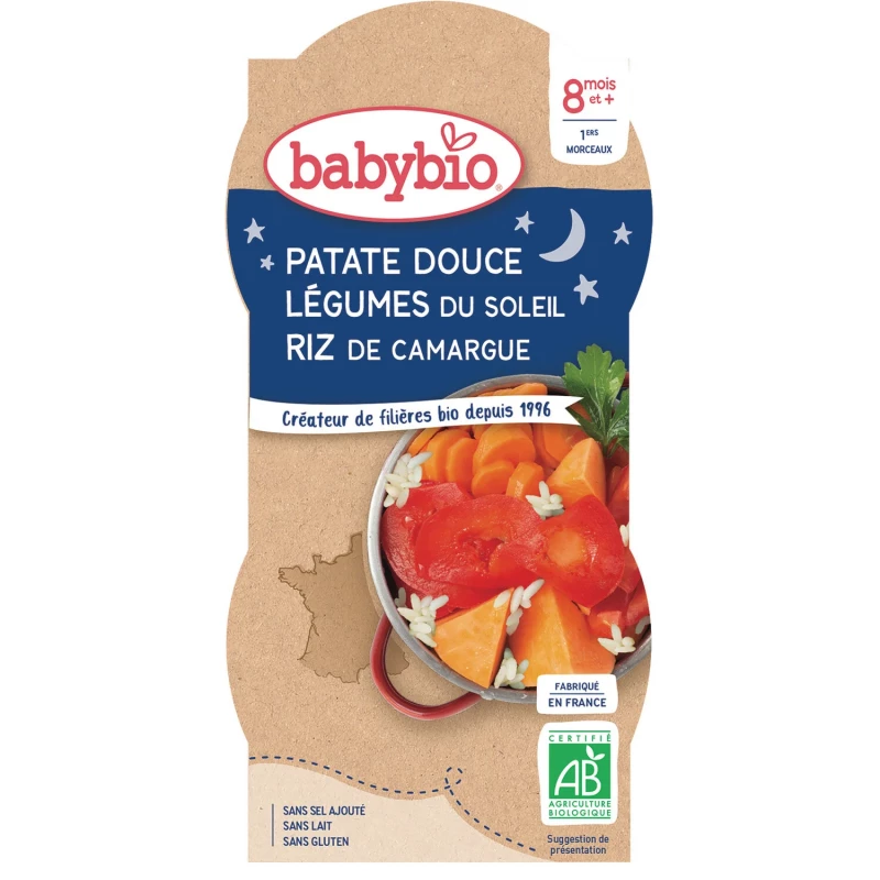 Babybio - Bol de Patate douce & Légumes dès 8M Bio