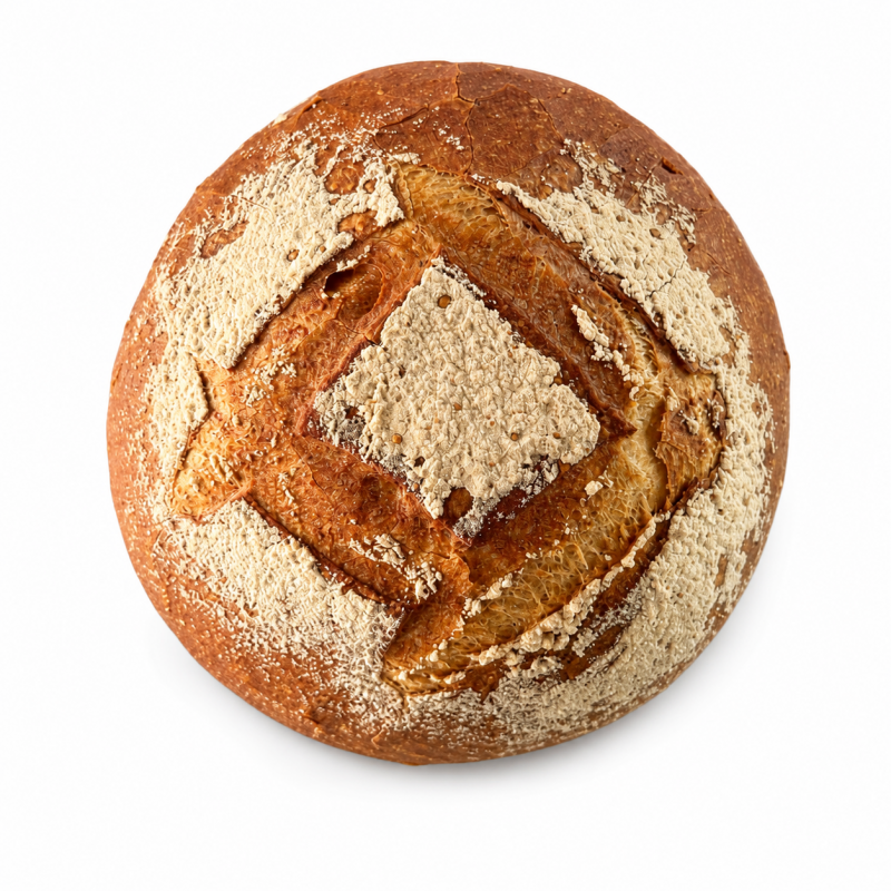 Soleil Créole - Miche de campagne tranchée