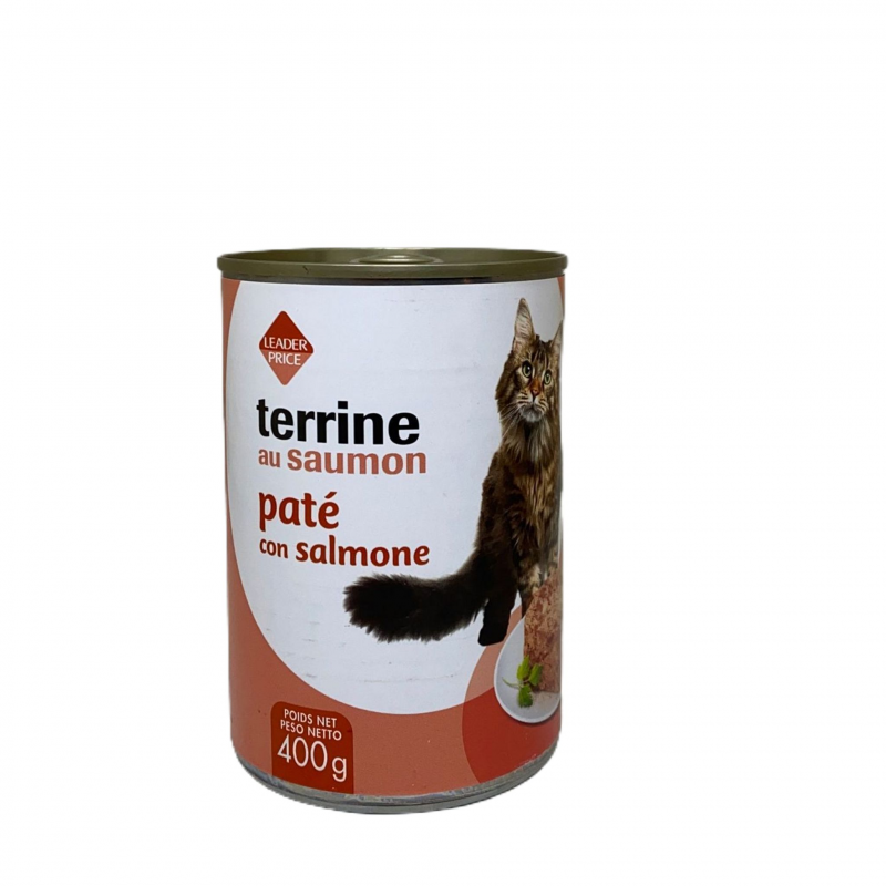 Leader Price - Terrines pour chat au saumon