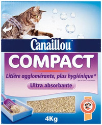 Canaillou - Litière compacte agglomérante parfumée