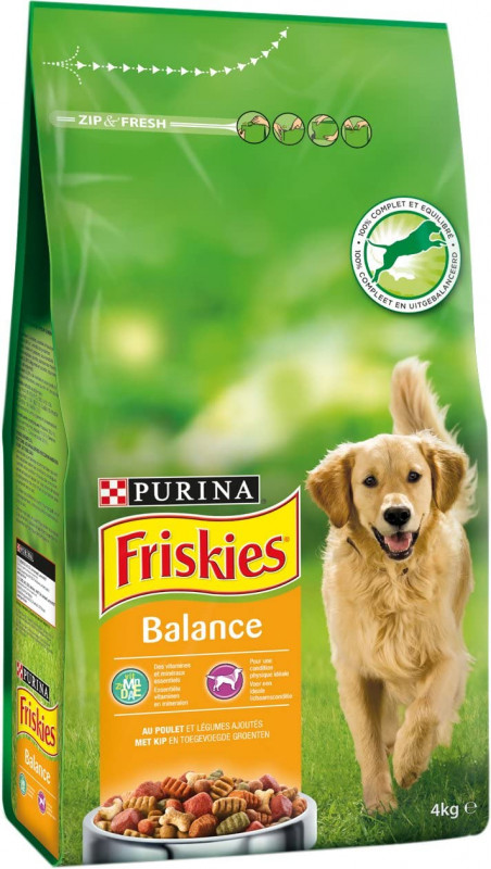 Friskies - Croquettes pour chien - Balance au poulet et aux légumes