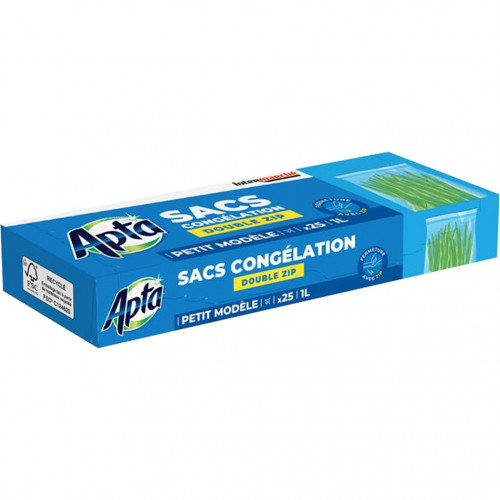 Apta - Sacs de congélation 25x1L