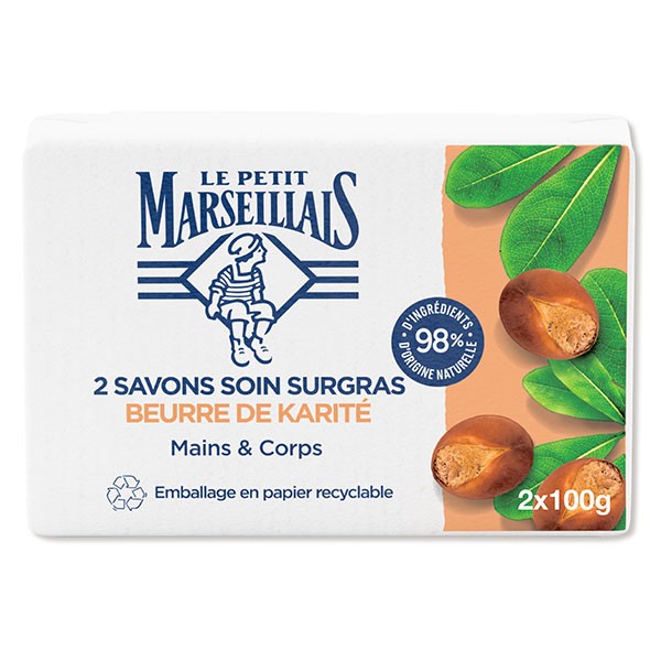 Le petit marseillais -  Savons soin surgras karité