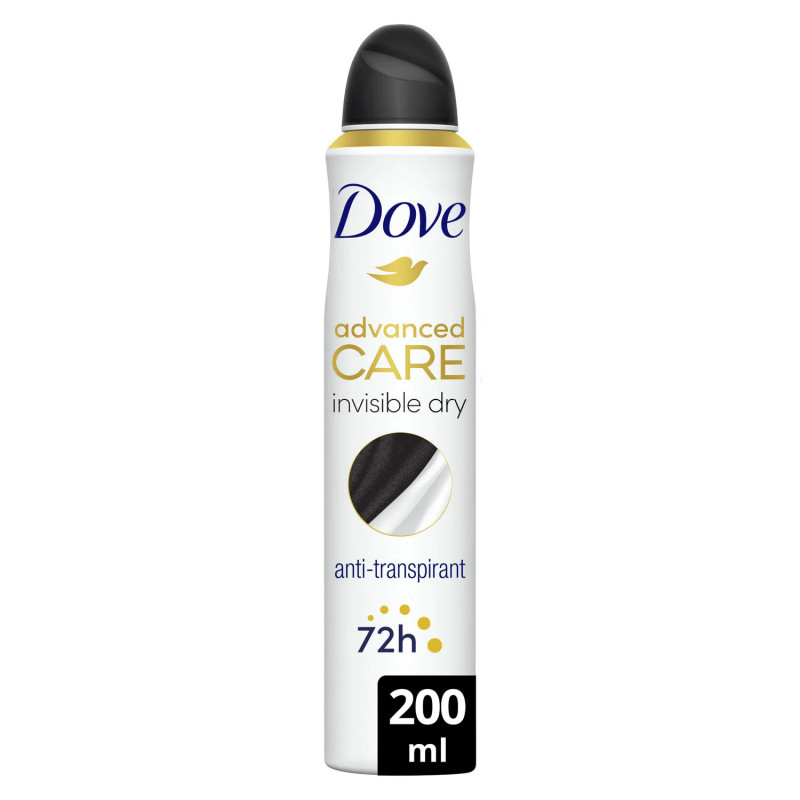 Dove - Déodorant anti-transpirant Invisible Dry