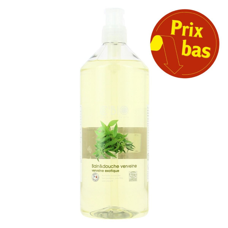 Cebio - Gel bain & douche à la Verveine 1L Bio