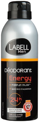 Labell - Déodorant homme Energy