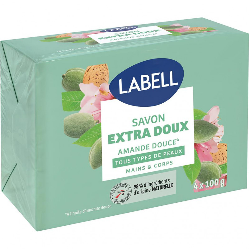 Labell - Savons amande douce x4