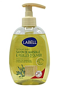 Labell - Gel lavant savon de Marseille/feuilles d'olivier