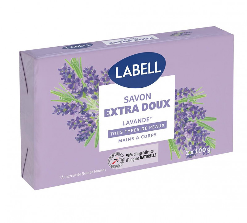 Labell - Savon lavande 2x100g