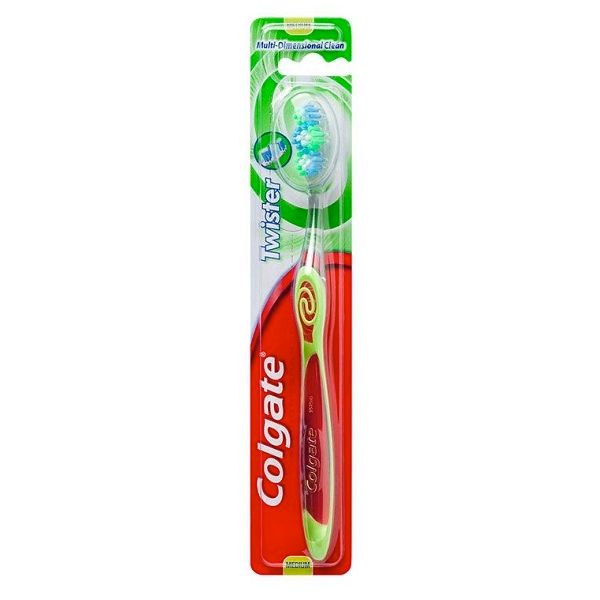 Colgate - Brosse à dents Twister Fresh Medium