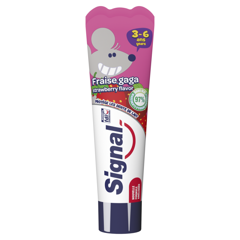 Signal - Dentifrice fraise enfant 3-6 ans