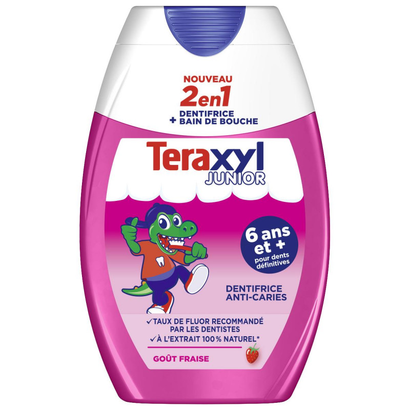 Teraxyl - Dentifrice junior goût fraise