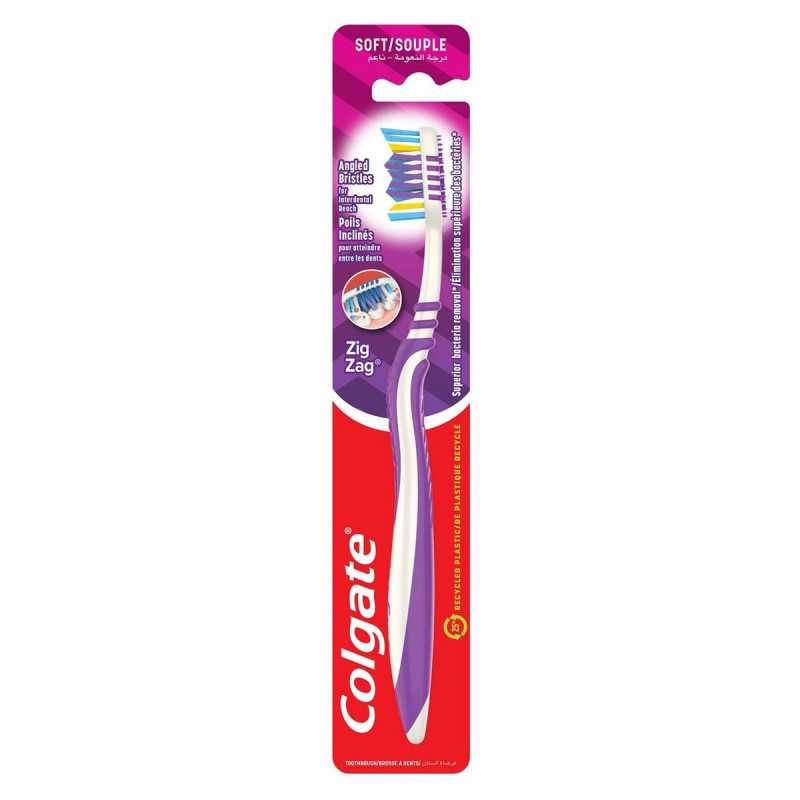 Colgate - Brosse à dents zig zag souple