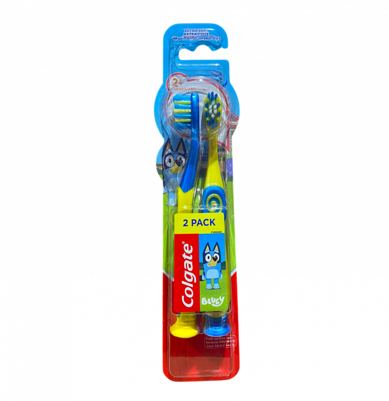 Colgate - Brosse à dent Bluey x2
