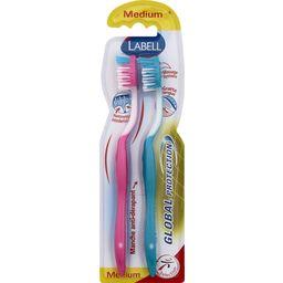 Labell - Brosse à dents medium , Global Protection