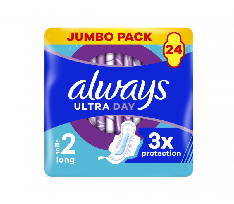 Always - Serviettes hygiéniques DUO LONG+ X24