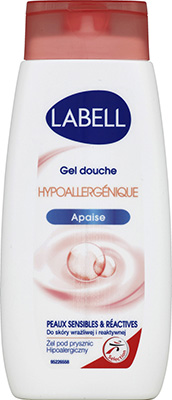 Labell - Gel douche hypoallergénique peaux sensibles et réactives