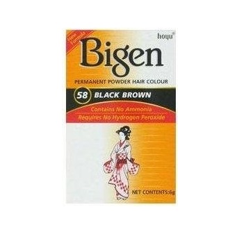 Bigen - Kit colorant cheveux n°58 noir naturel