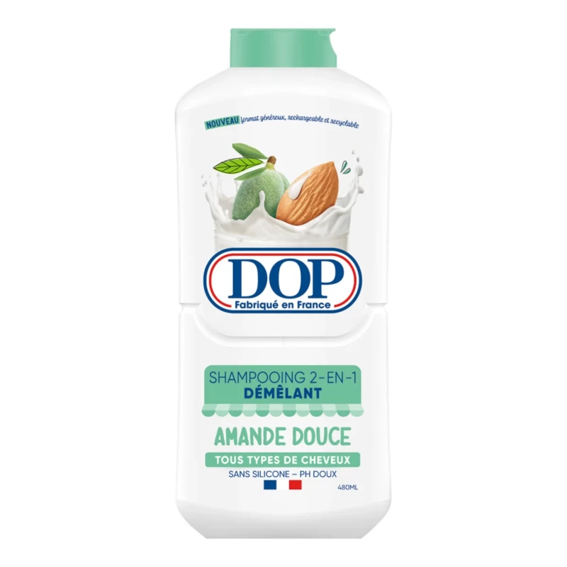 Dop - Shampoing démêlant amande douce 2en1 480ml