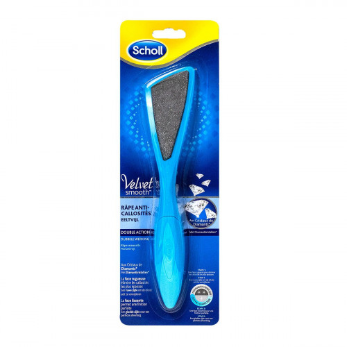 Scholl -  Râpe pied anti-callosités cristaux de diamants