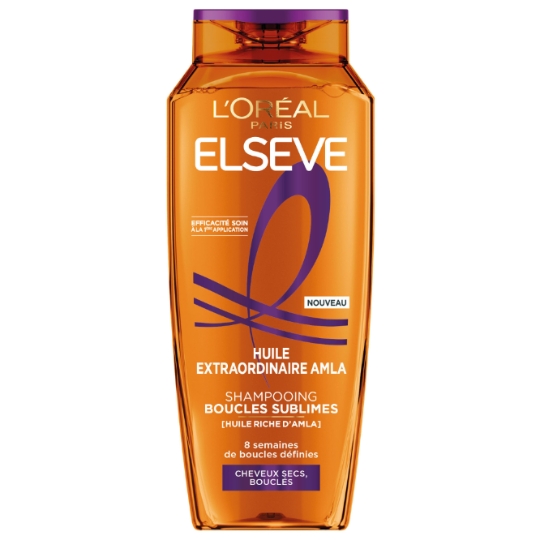 Shampoing Huile Amla ELSEVE_Cheveux secs et bouclés