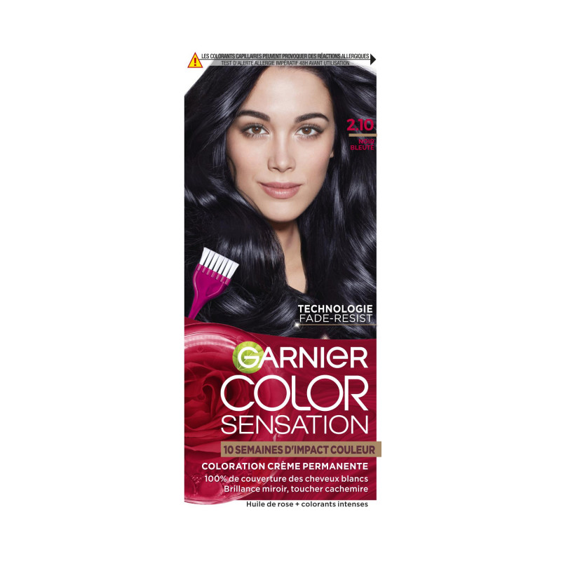 Garnier - Coloration cheveux Sensation Noir bleuté