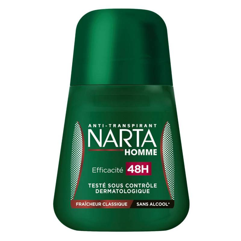 Narta - Déodorant bille anti-transpurant 48h Homme 50ml