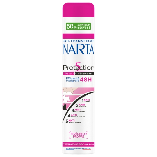 Narta - Déodorant spray 5 protection 200ml