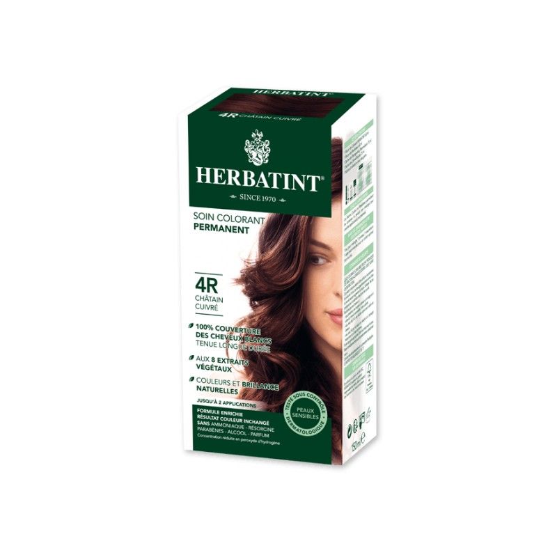 Herbatint - Coloration pour cheveux 4R Châtain cuivré