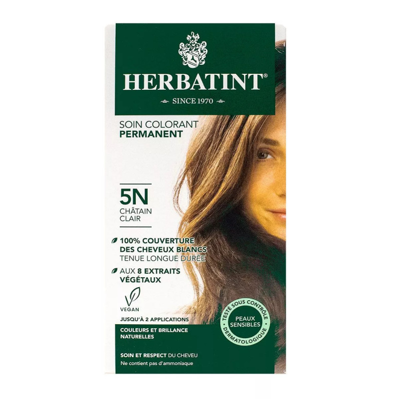 Herbatint - Coloration pour cheveux 5N Châtain clair