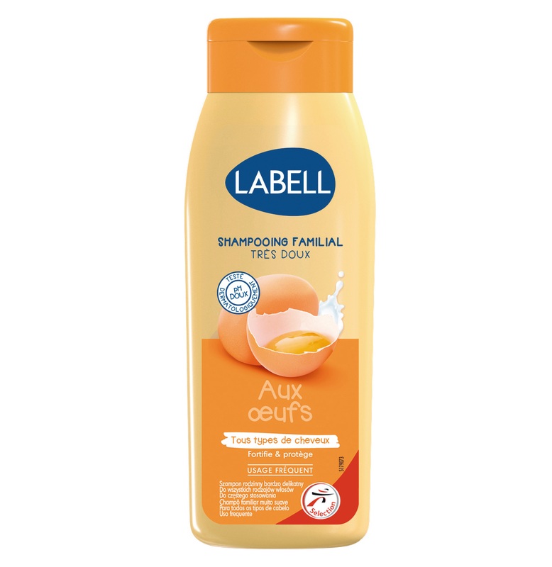 Labell - Shampooing familial très doux aux œufs
