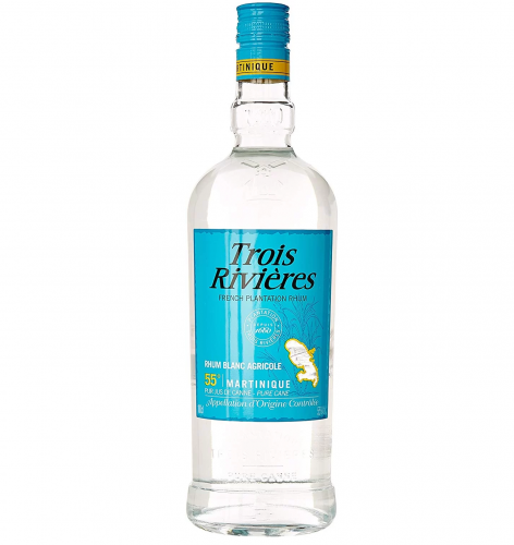 Trois Rivières - Rhum blan 55° 1L