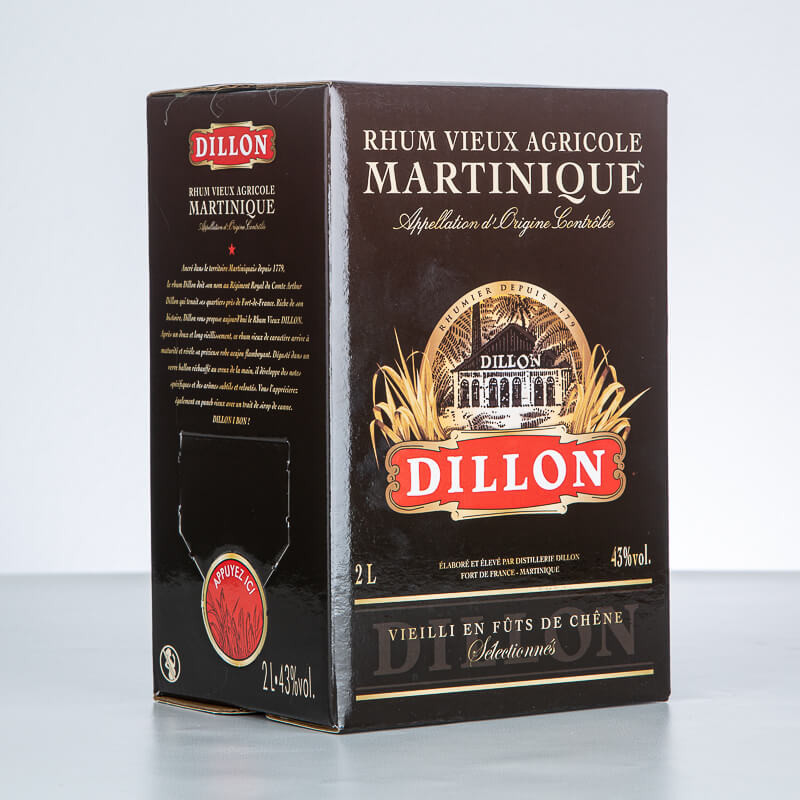 Dillon -  Rhum vieux 43° 2L