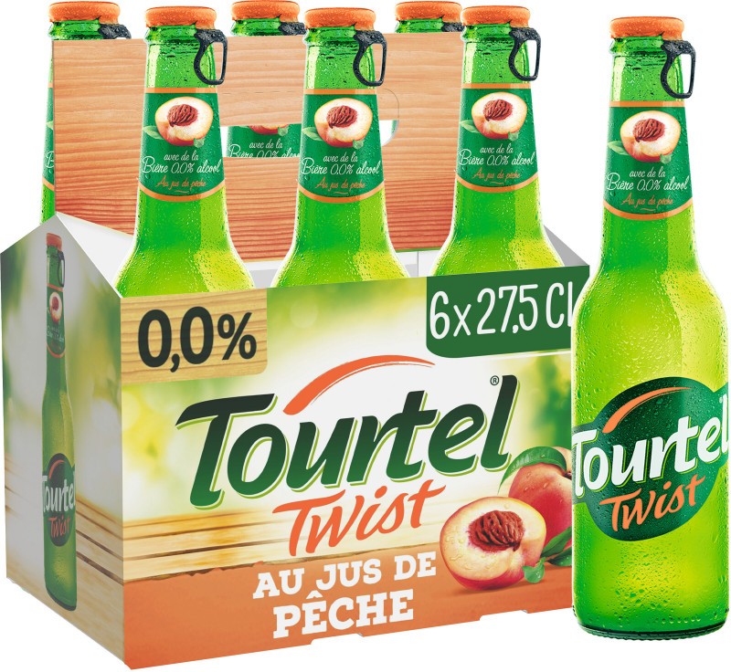 Tourtel - Bière sans alcool saveur pêche