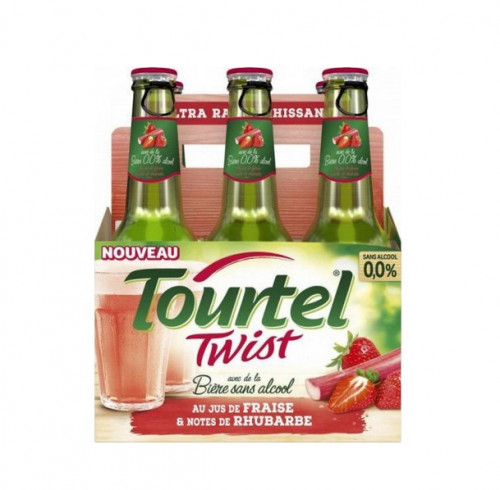 Tourtel - TWIST fraise rhumbarbe X6