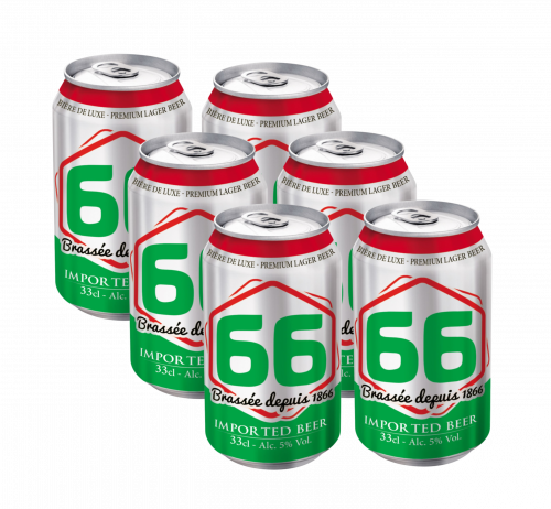 Bières 66 6x33cl