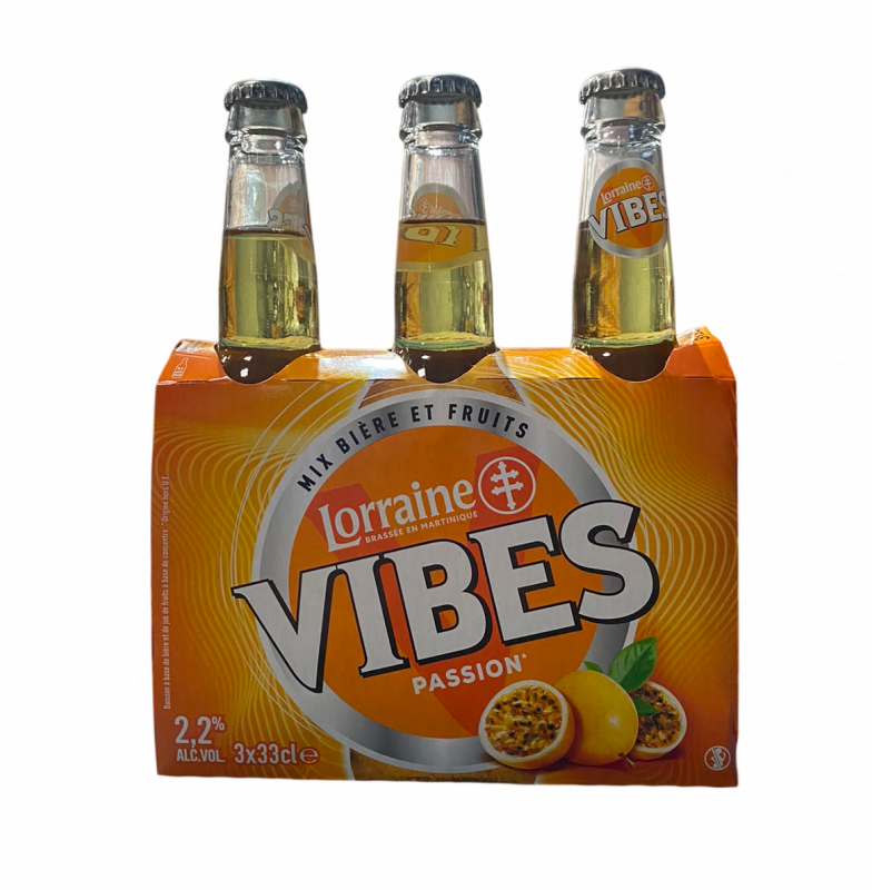Lorraine - Bières VIBES passion 2,2° 3x33cl