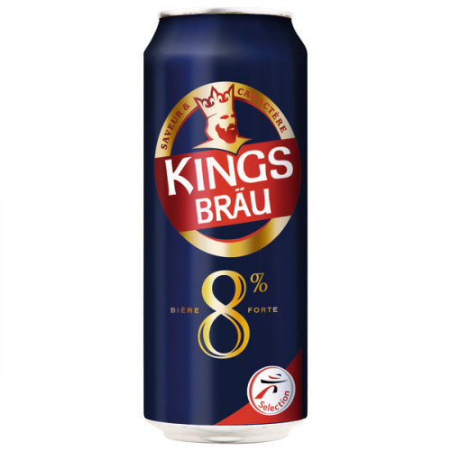 Kings Bräu - Bière forte blonde 8° 50cl