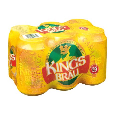 Kings Bräu - Bière blonde 4.7° 6x33cl