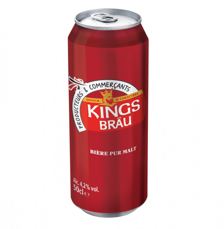 Kings Bräu - Bière blonde 4.2° 50cl