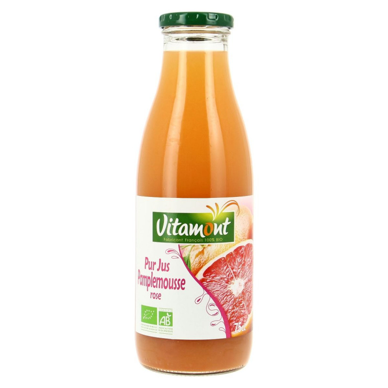 Vitamont - Pur jus de pamplemousse 75cl Bio