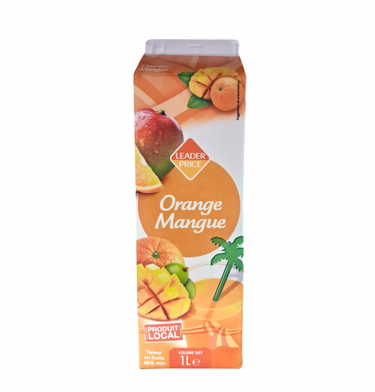 Leader Price - Boisson orange/mangue 1L