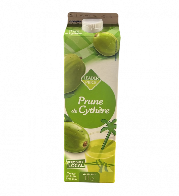 Leader Price - Boisson prune de cythère 1L