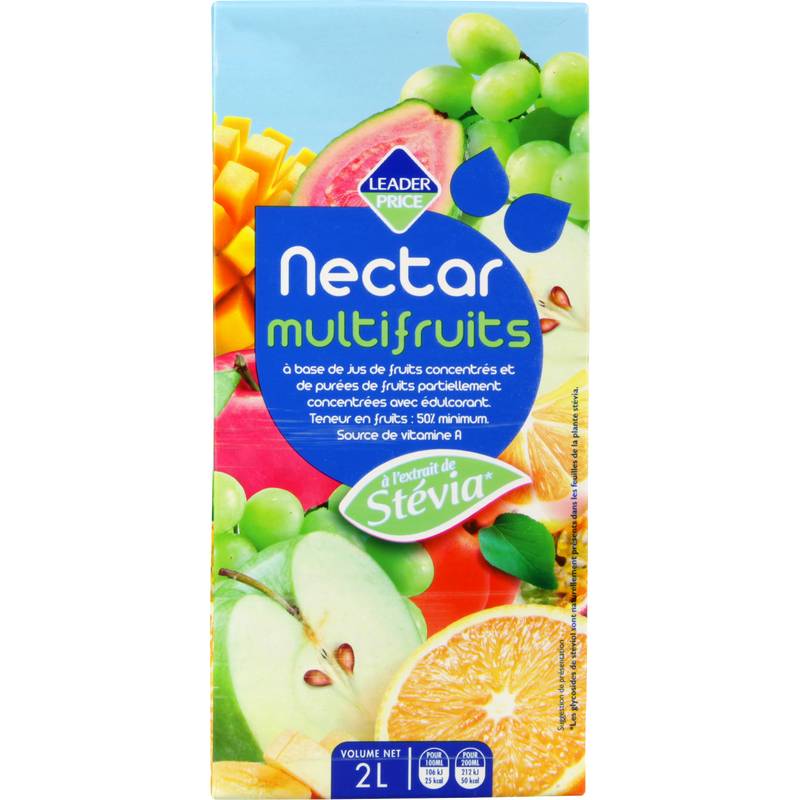 Fraicheur Créole - Nectar multifruit stevia 2L